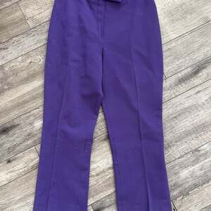 Vintage Mehren‎ of Norway Ski Pants – 1950s/60s Olympic Supplier – Purple Wool
